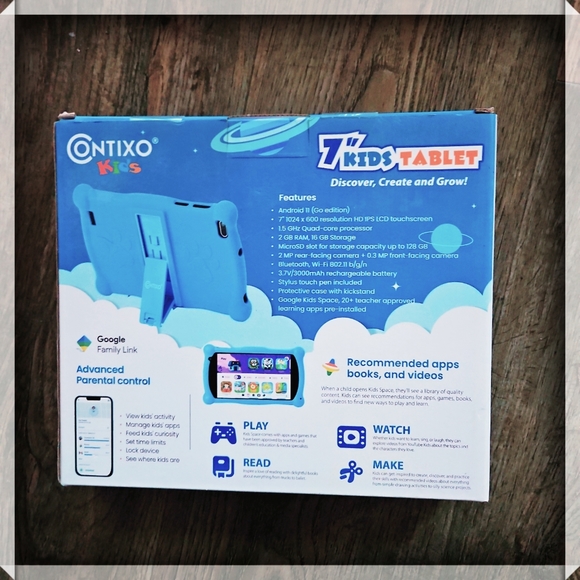 Contixo V10, 16GB, Kids 7" Learning Tablet NWT - Picture 6 of 9